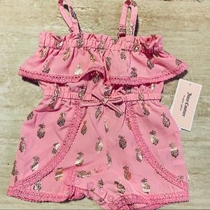 Baby Girl Pink Juicy Couture Onesie/Romper